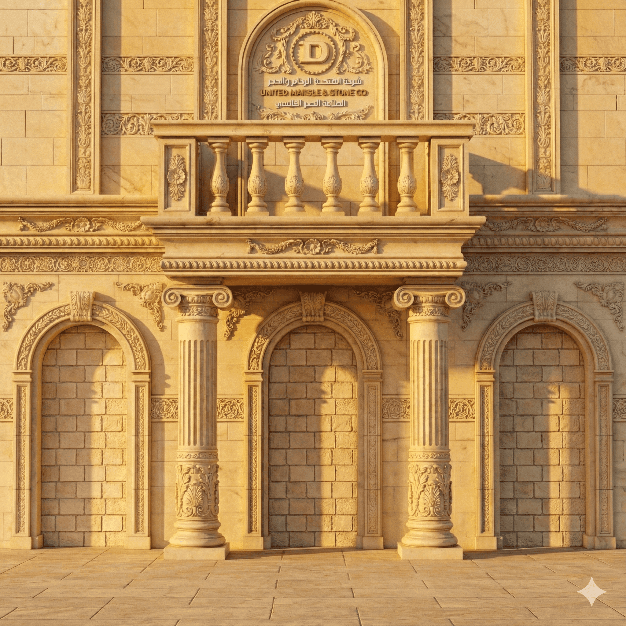 حجر أصفر منحوت